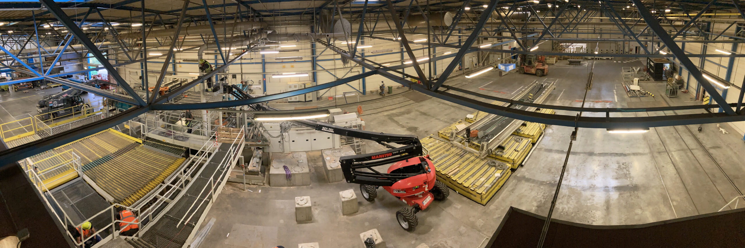 Industrial production-line relocation