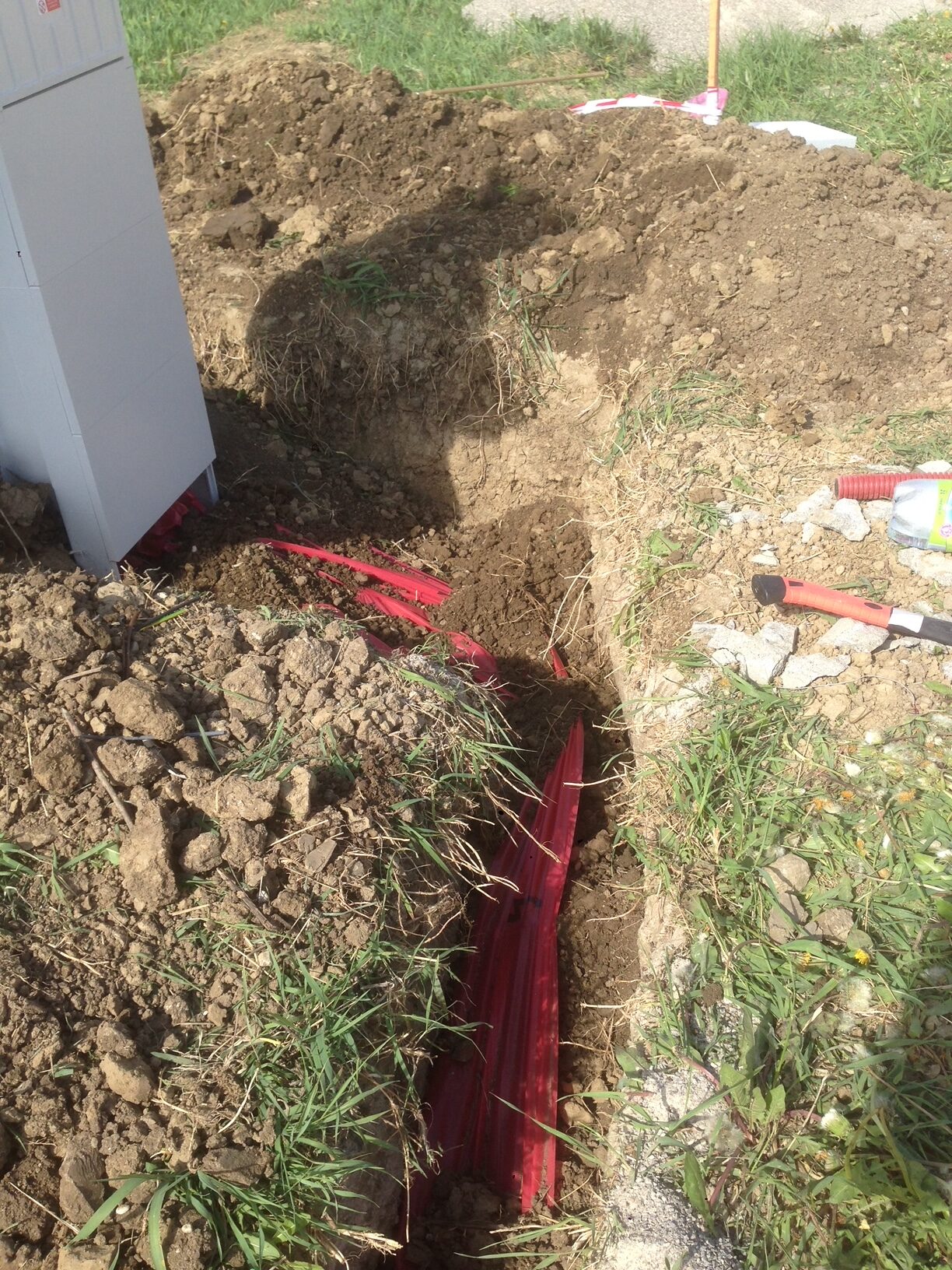 Earthworks / manual, mini excavator /